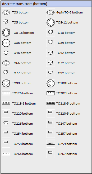 Discrete transistors
