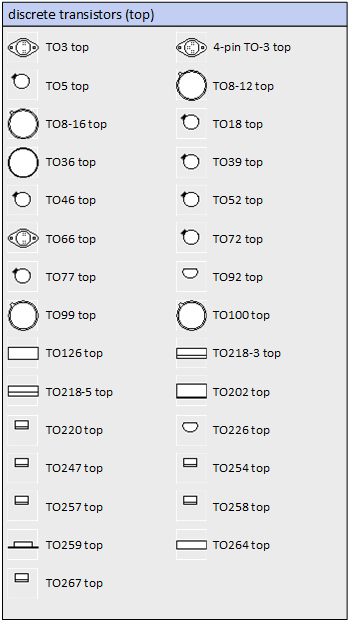 Discrete transistors